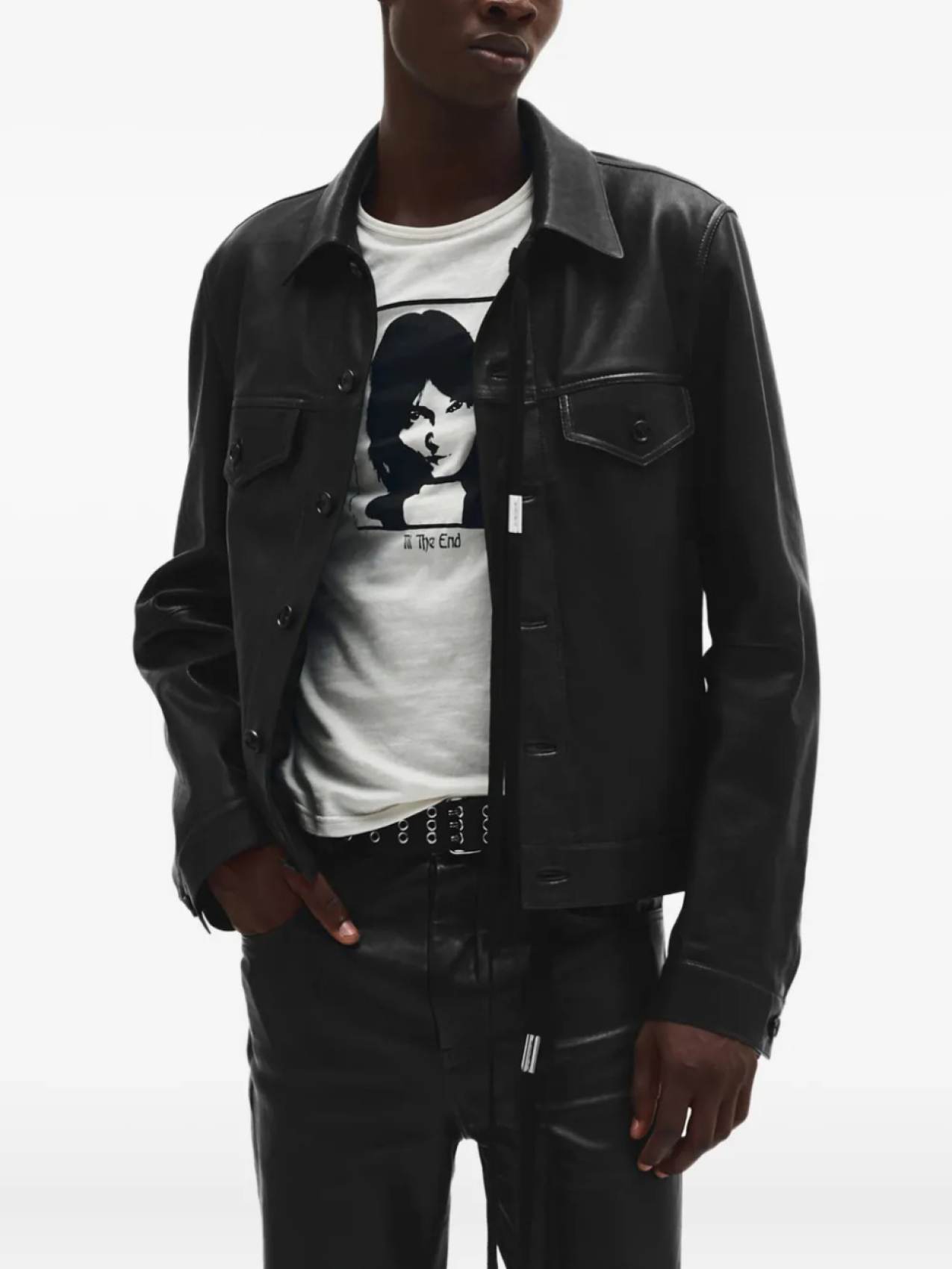 

Ann Demeulemeester футболка Baptist, белый