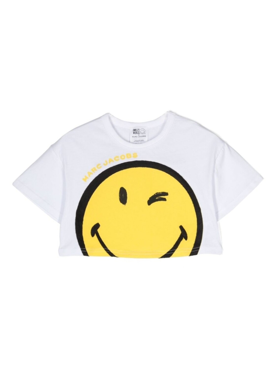 

Marc Jacobs Kids укороченный топ из коллаборации со Smiley Word, белый