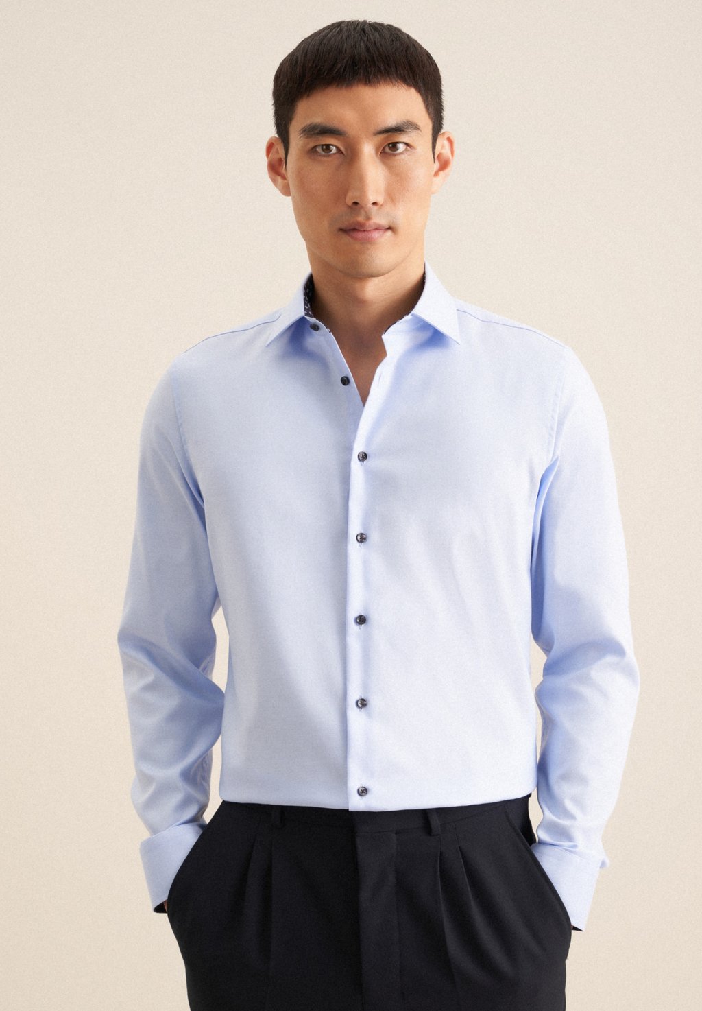 

Классическая рубашка BUSINESS - Shirt Seidensticker, светло-голубой