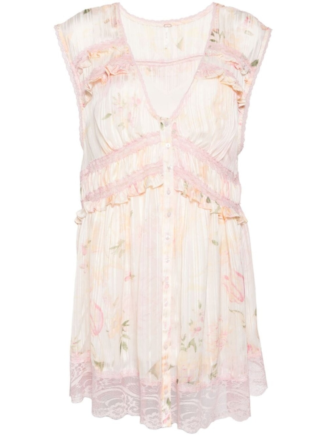 

Free People платье Spring Fling, серый