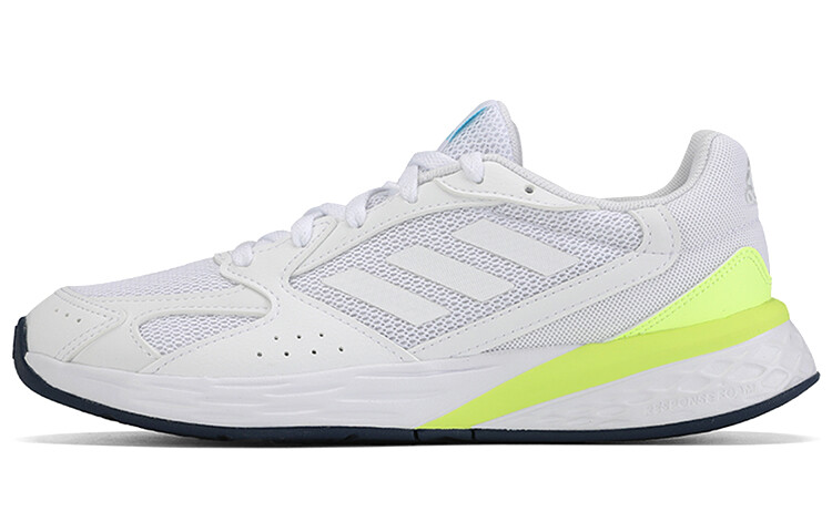 

Кроссовки для бега Response женские с низким верхом белые/зеленые Adidas