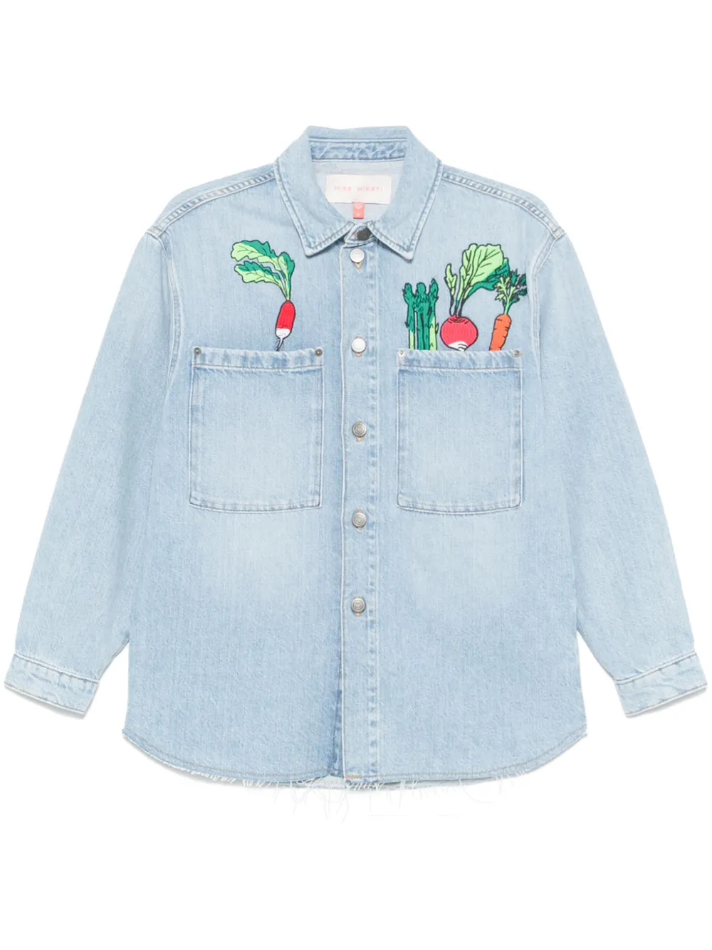 

Джинсовая куртка с вышивкой Mira Mikati, синий