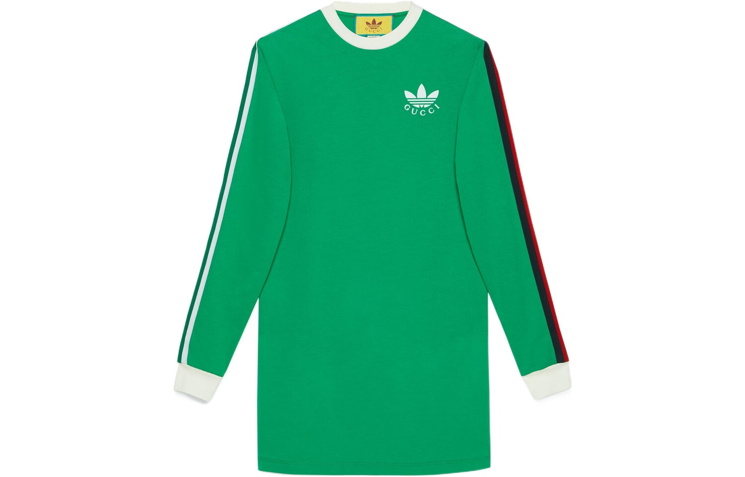 

Платье Adidas X Gucci с длинными рукавами, зеленый