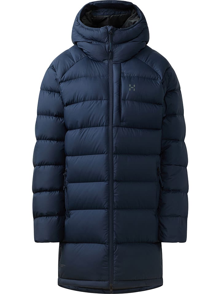 

Haglöfs Пуховое пальто "Rosson Down" темно-синего цвета