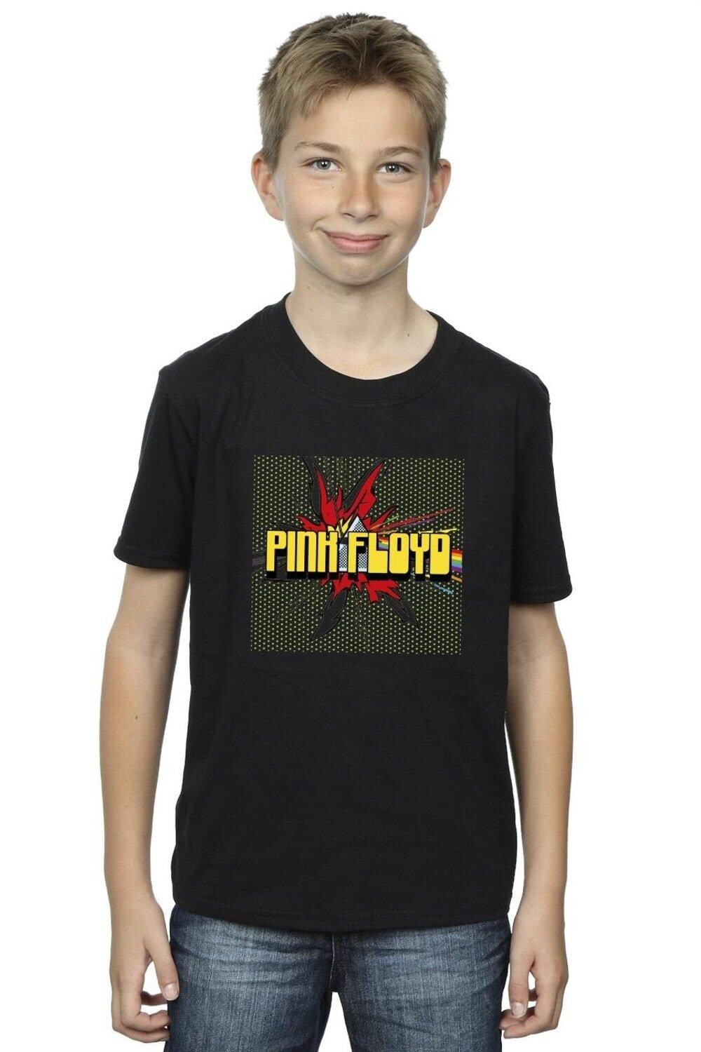 

Футболка в стиле поп-арт Pink Floyd, черный