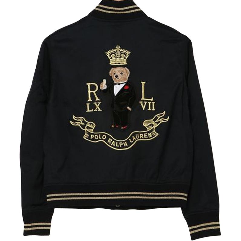 Polo Ralph Lauren Куртка женская черная золотая, Black Gold — фото 4