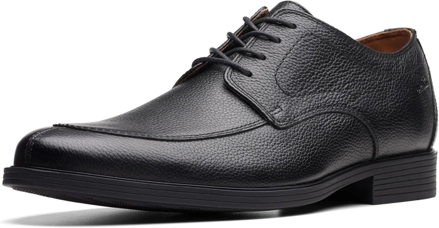 Туфли Clarks Men's Whiddon Oxford Apron, Black Milled