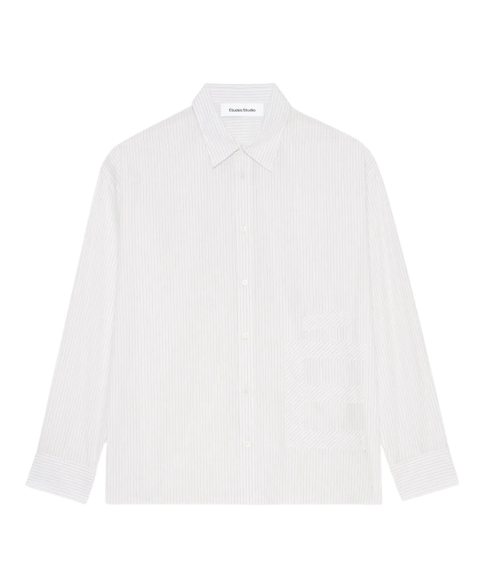 

Свободная рубашка в стиле пэчворк ÃTudes, белый