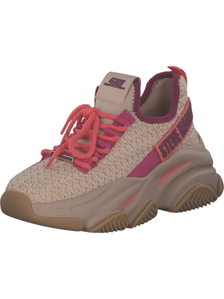 Элегантные туфли на шнуровке Steve Madden, цвет blush/coral multi