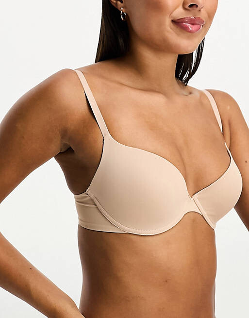 

Бежевый бюстгальтер-футболка Wonderbra Ultimate