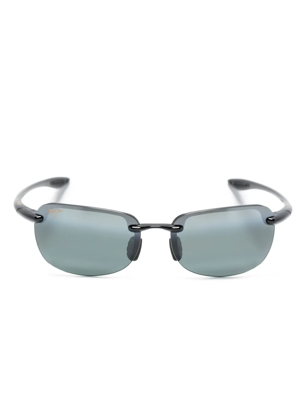 

Солнцезащитные очки в безободковой оправе Maui Jim, черный