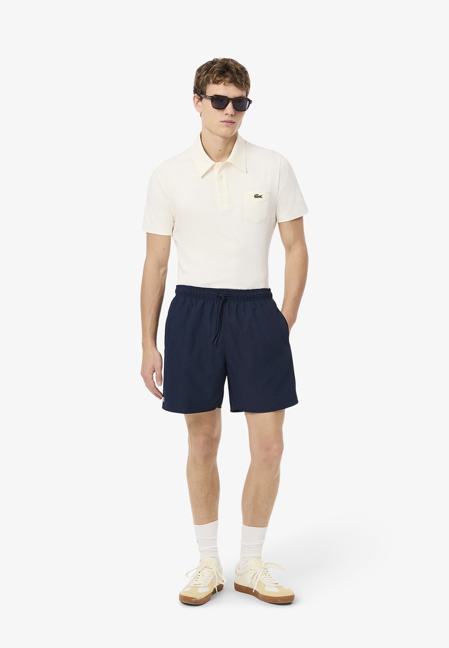 Шорты для плавания Lacoste Swimming shorts, Bleu Marine Vert/Blue — фото 2