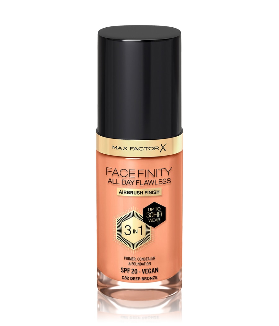 

Жидкая основа Max Factor Facefinity All Day Flawless Make-up, Nr. 82. Deep Bronze, 30 ml