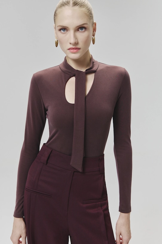 

Боди Answear.Lab, коричневый