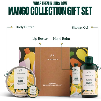 Рождественский подарочный набор Mango Collection: гель для душа 250 мл The Body Shop — фото 2