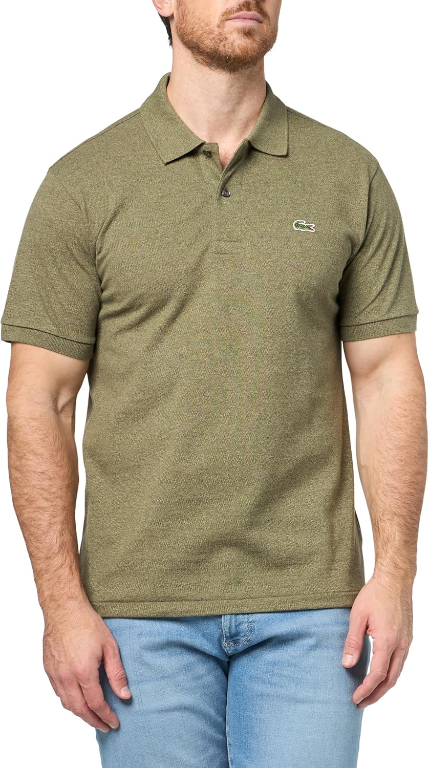 

Lacoste мужская классическая футболка поло L.12.12 Marl, Olive Chine, Хаки, Lacoste мужская классическая футболка поло L.12.12 Marl, Olive Chine