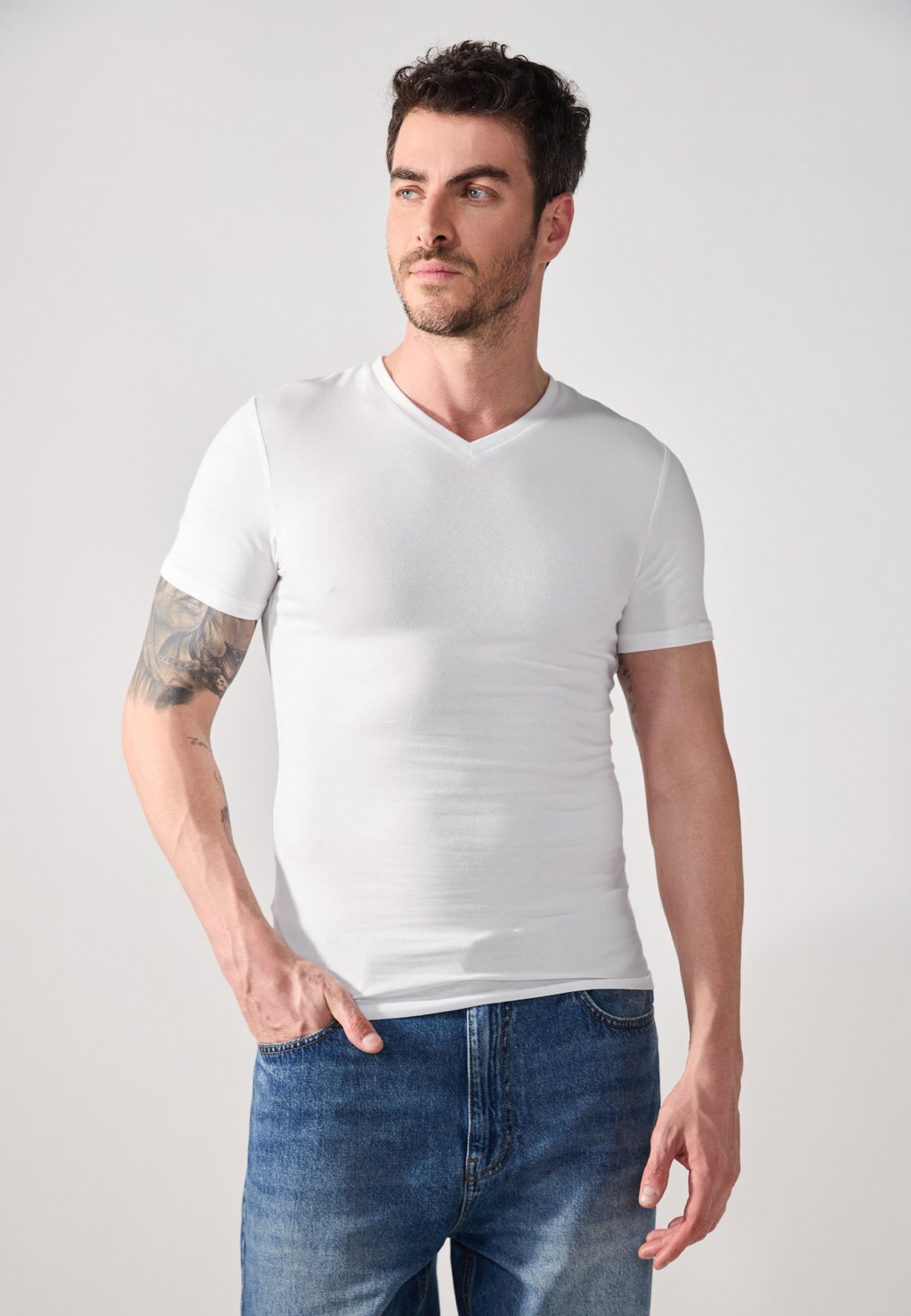 

Базовая футболка Pier One by Zalando, белый