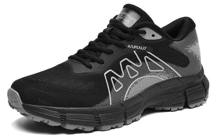 

Кроссовки мужские Lifestyle Shoes Men Low-Top Hla, цвет Black Gray