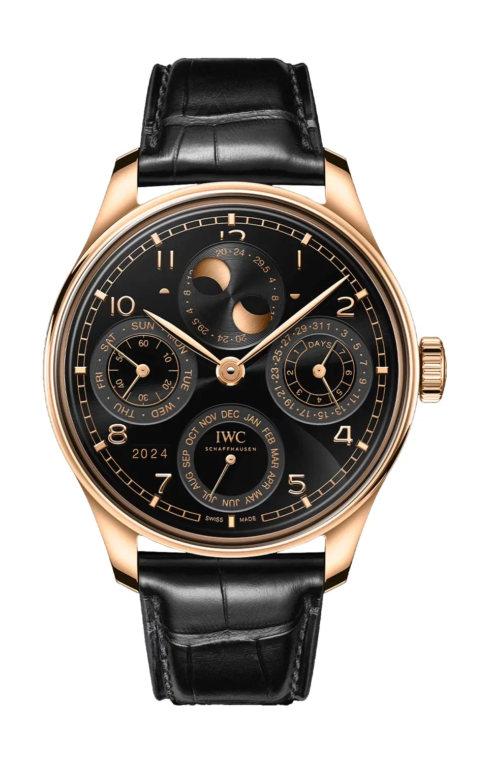 Португезер Вечный Календарь 44 - IW503702 IWC SCHAFFHAUSEN, золотой