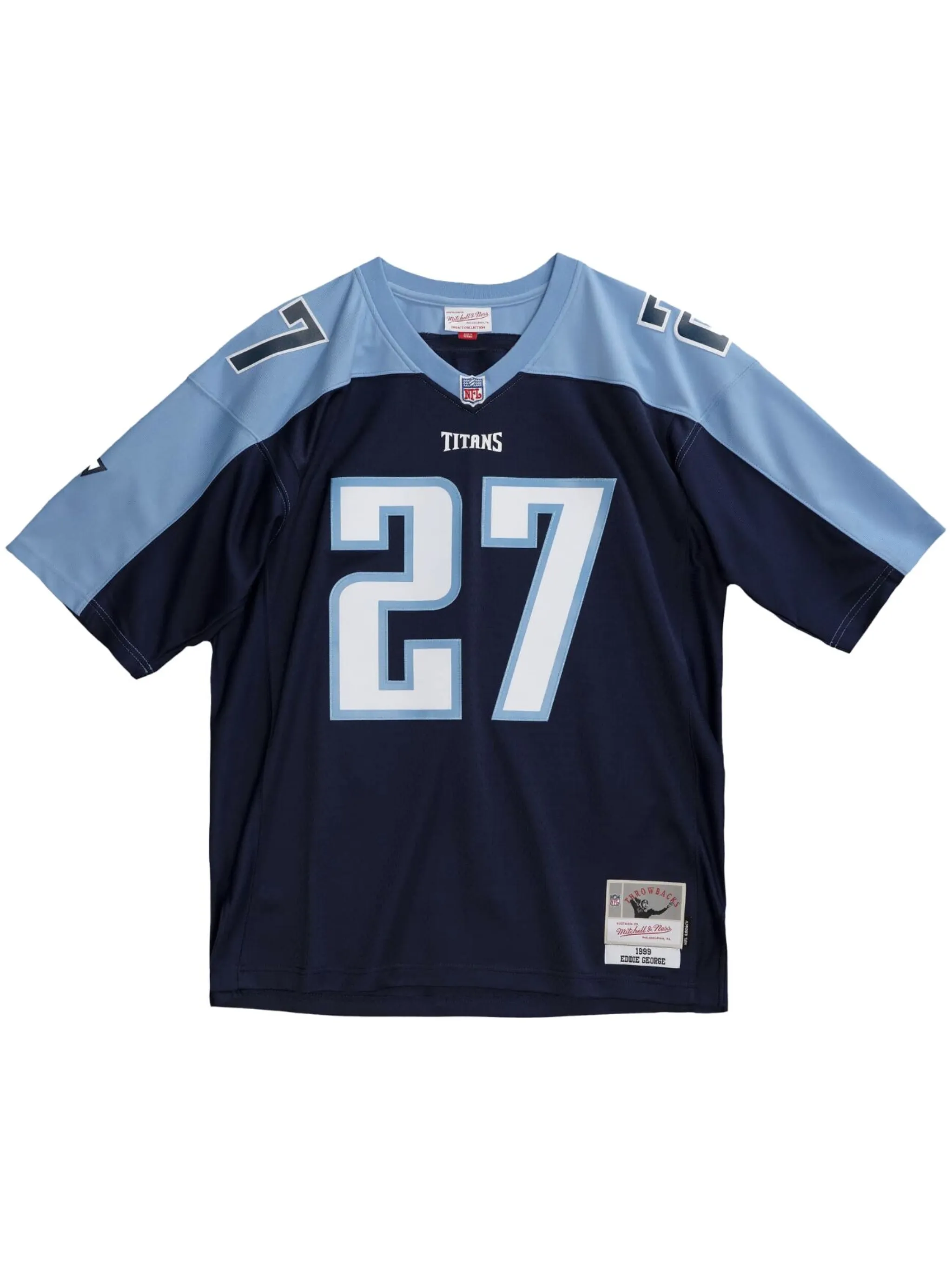 

Топ NFL Tennessee Titans 99 Eddie George Mitchell & Ness, синий