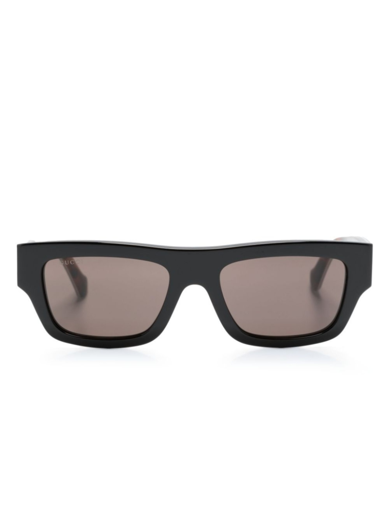 

Gucci Eyewear солнцезащитные очки в квадратной оправе, черный