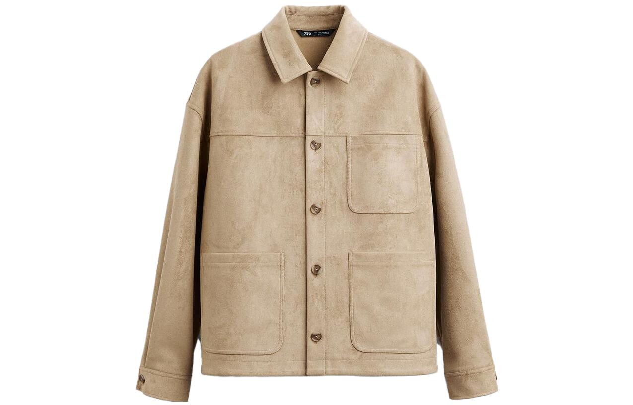

Рубашка мужская загар Zara, цвет Tan