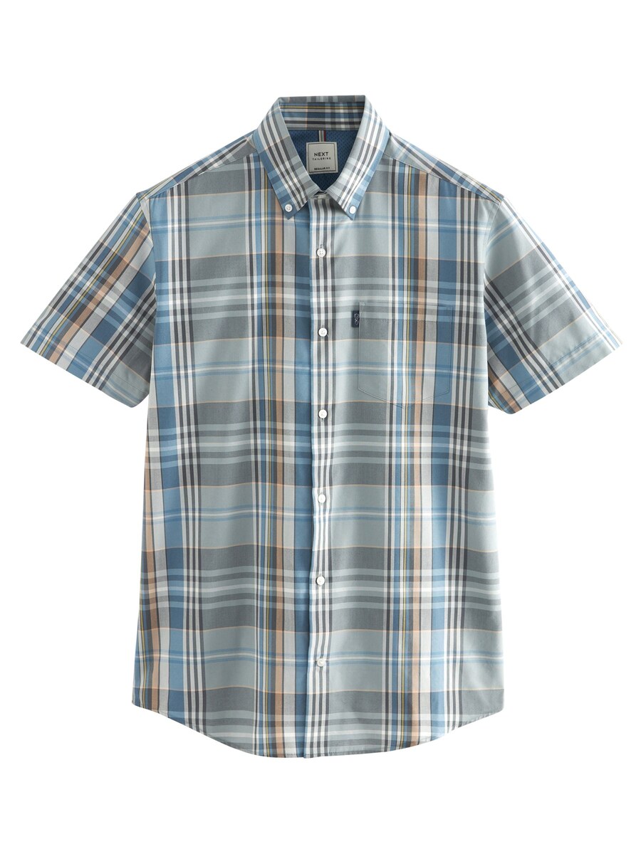 

Клетчатая рубашка Next Regular fit Button Up Shirt Oxford, зеленый