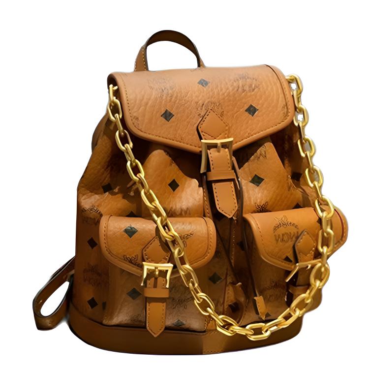 

MCM Мини рюкзак из искусственной кожи для женщин Коричневый