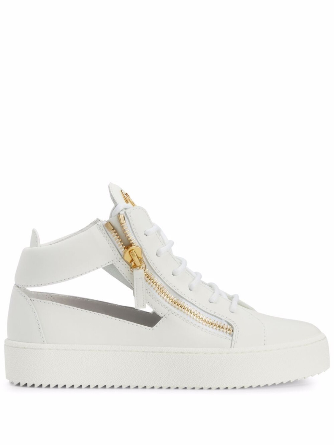 

Giuseppe Zanotti кеды Kriss с вырезами, белый