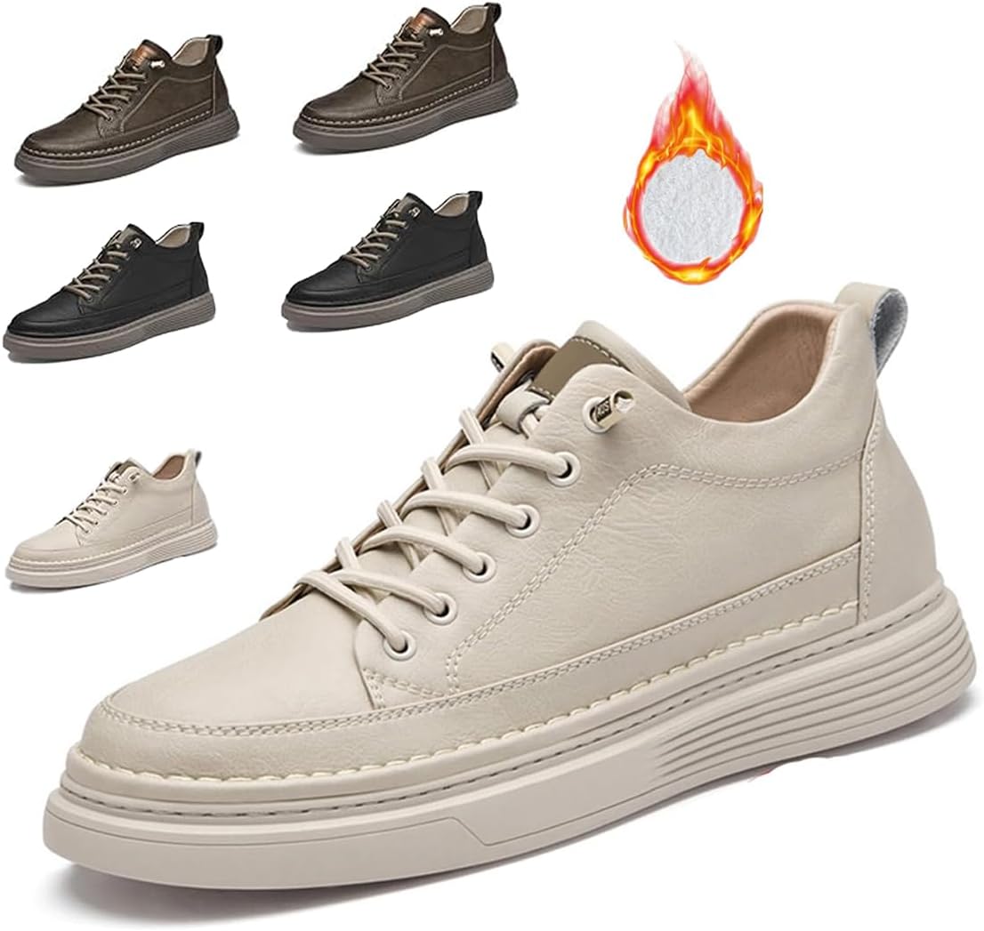 

Мужские невидимые оксфорды для увеличения роста, кроссовки-невысокие, дышащие, противоскользящие, 5 см, бежевые, размер US 4.5 - 12 Generic