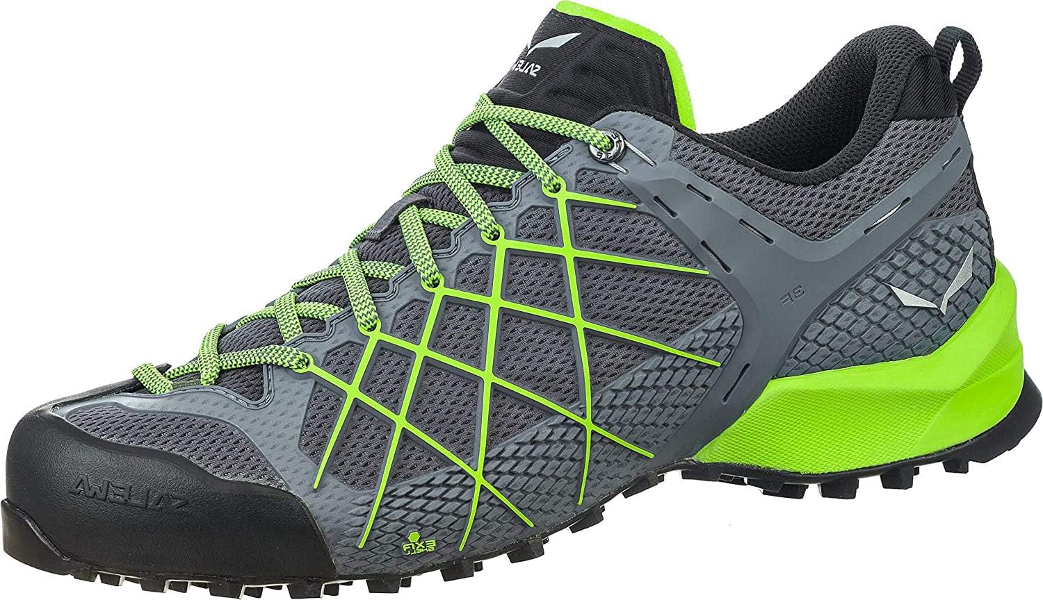 Мужские трекинговые ботинки Salewa Wildfire GTX - прочные водонепроницаемые ботинки Gore-Tex для походов и скалолазания, зеленый