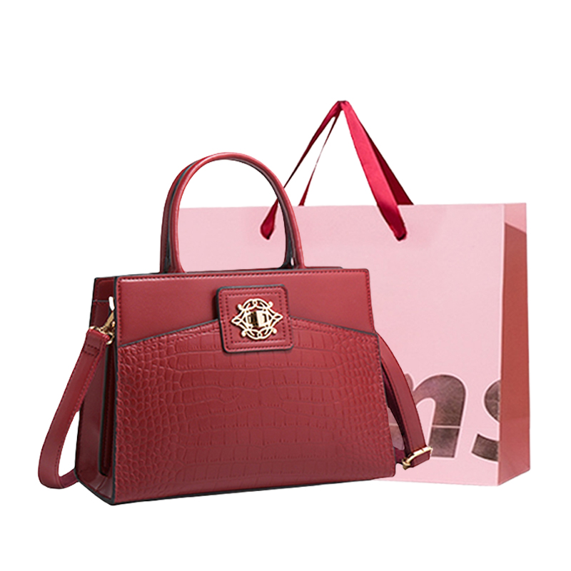 

Сумка через плечо PU Boston от WHEELY BABY, Красная