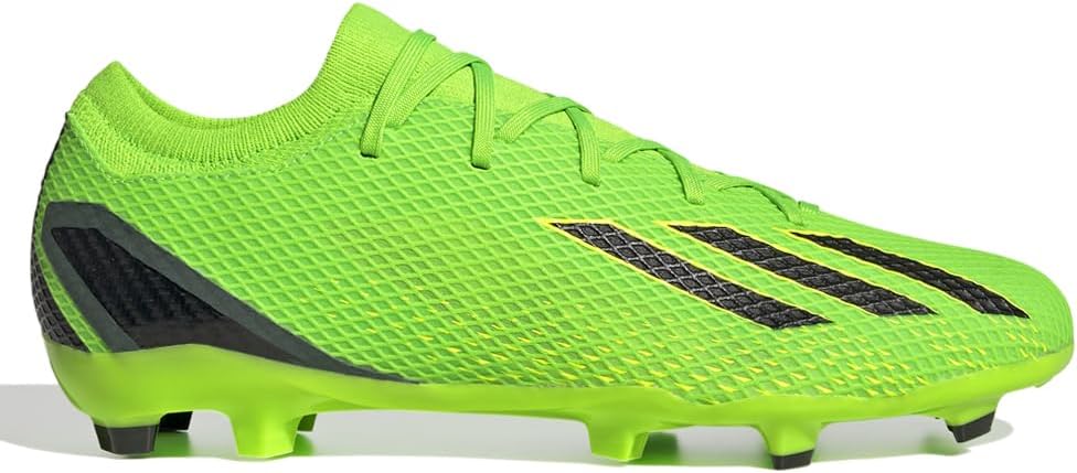 Футбольные бутсы Adidas X Speedportal.3 для взрослых, универсальные, для твердого грунта, зеленый/красный/желтый — фото 3