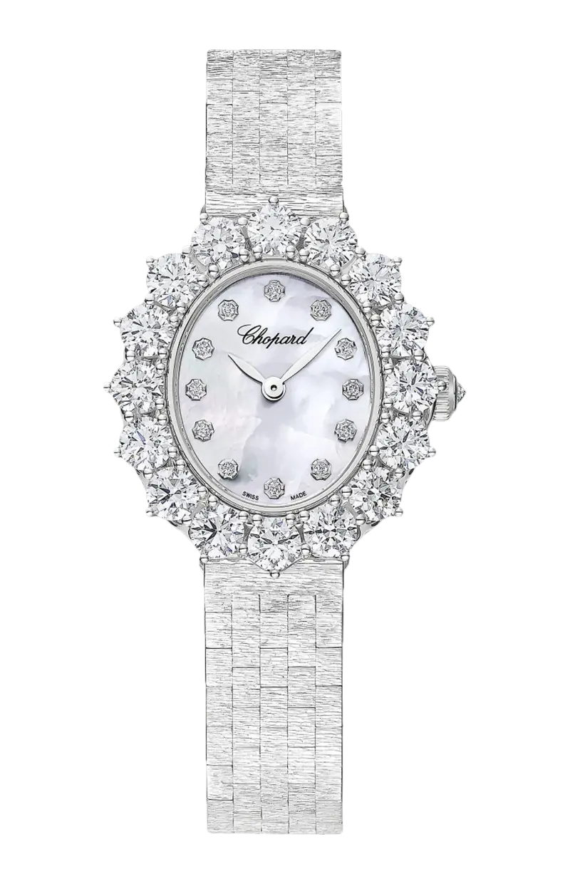 

Час диаманта 30 x 27 мм, механический, белое этическое золото, бриллианты - 10a393-1106 CHOPARD
