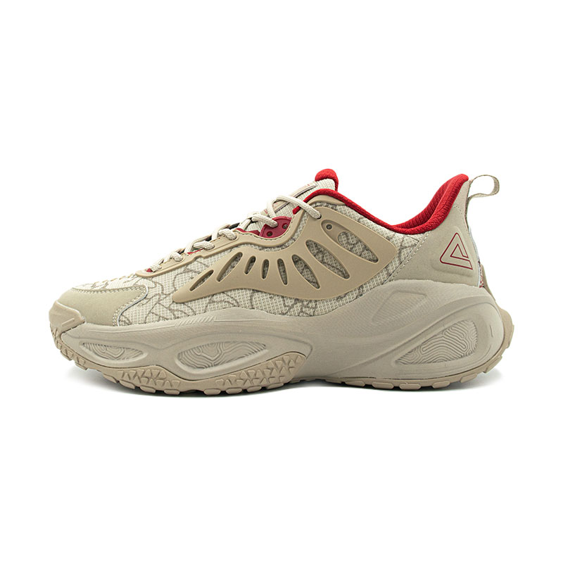 

Кроссовки Cushioning, Wear Resistant Low Top Chunky Sneakers Men's Beige Gray PEAK, Beige Gray