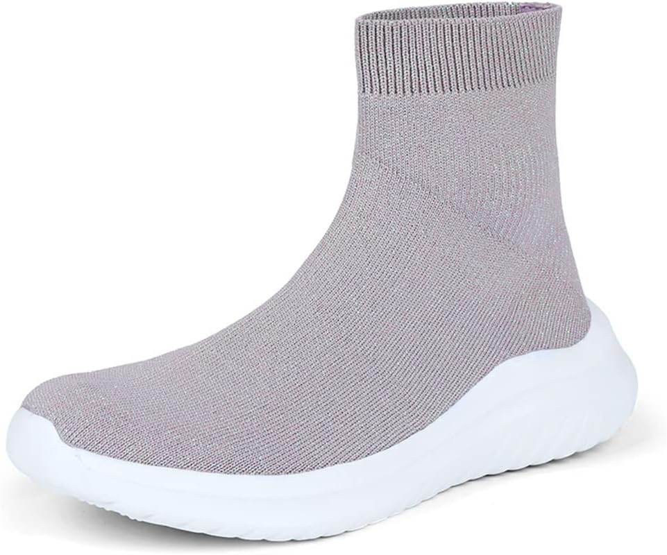 

Женские и мужские кроссовки LLTMALL с носком-тапком, легкие сетчатые теннисные беговые кроссовки, фиолетовый