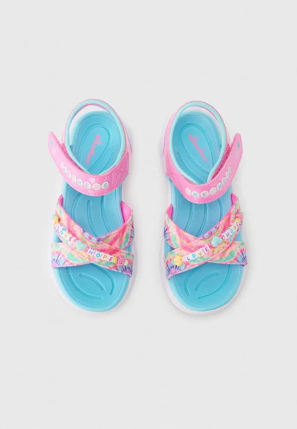 Сандалии jumpsters розовые/разноцветные Skechers, Pink/Multi-Coloured — фото 4