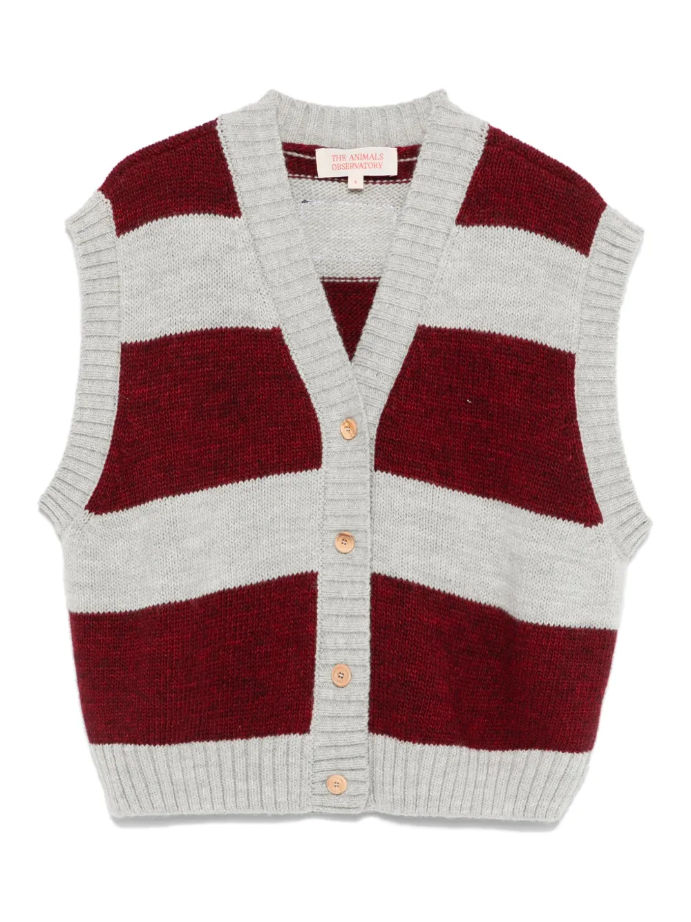 

Кардиган Blobfish без рукавов The Animals Observatory, серый