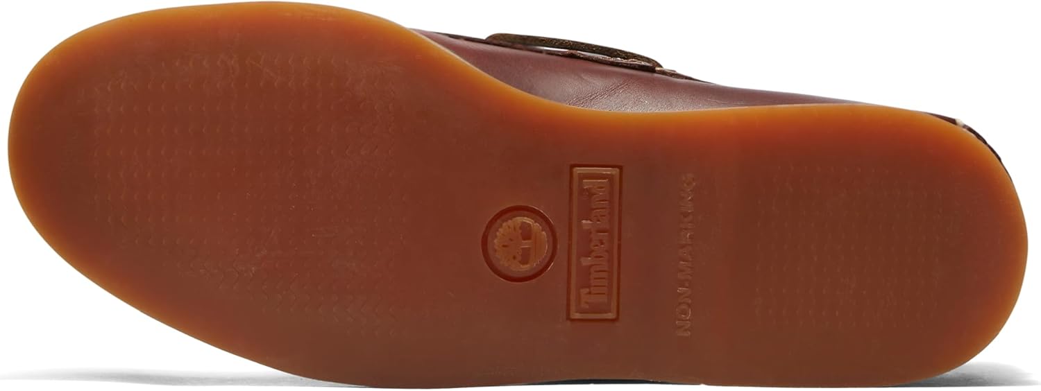 Классические мужские лоферы Timberland с двумя люверсами, Medium Brown Full Grain — фото 4