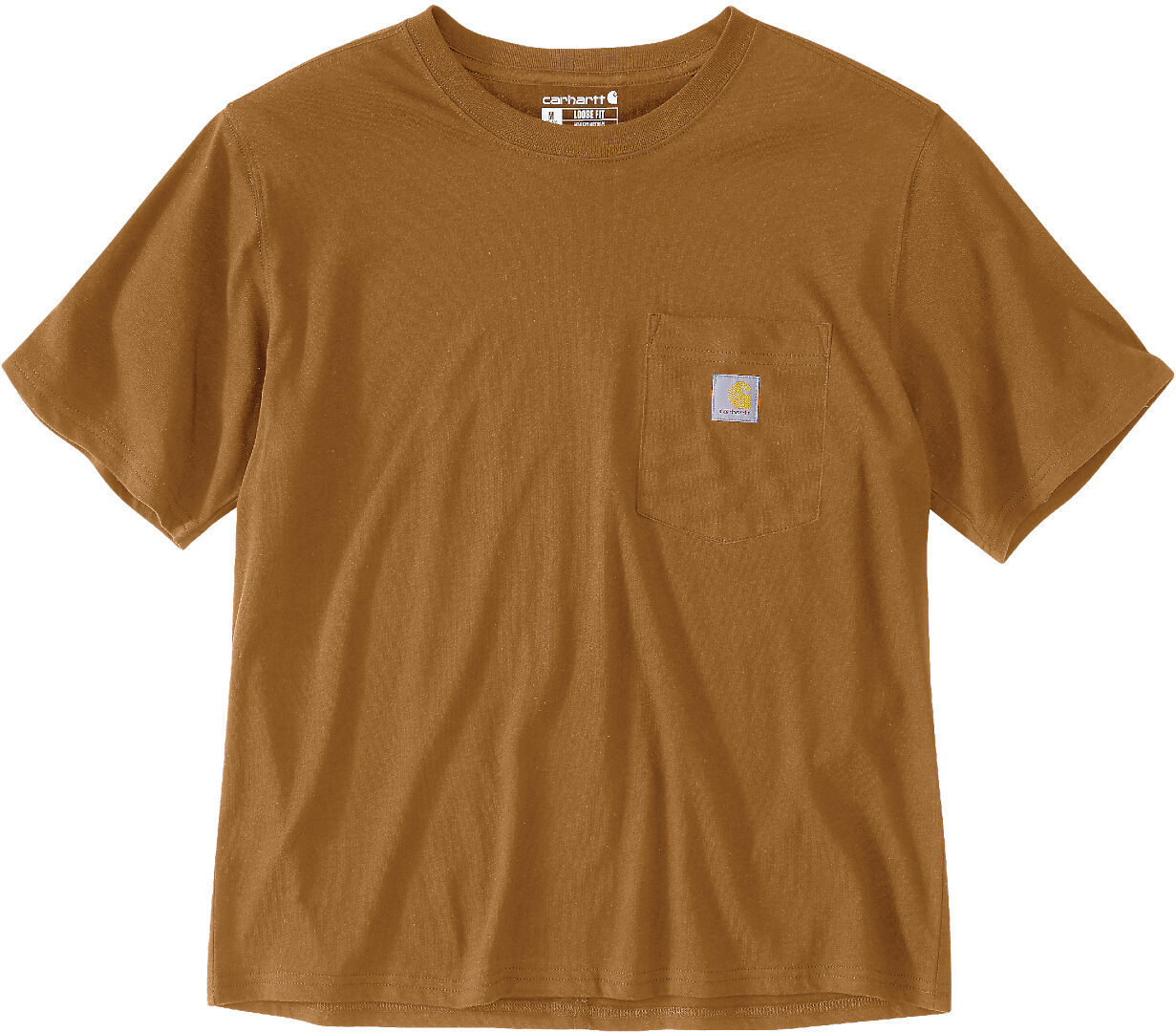 

Футболка Carhartt Loose Fit Lightweight Short Sleeve Crewneck Ladies T-Shirt, коричневый