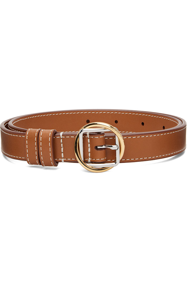 

Jacquemus Коричневый пояс из "тонкого салона"