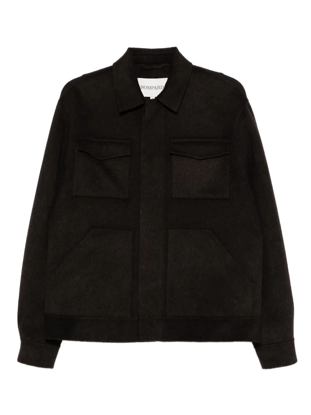 

Куртка-рубашка с накладными карманами Eric Bompard, коричневый