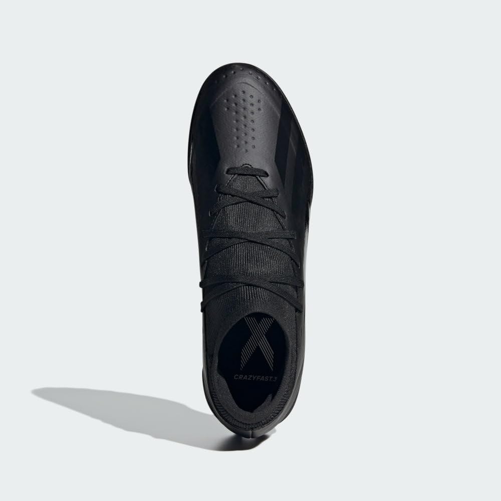 Кроссовки Adidas для взрослых унисекс X Crazyfast Messi.3 для твердой поверхности, черный — фото 3