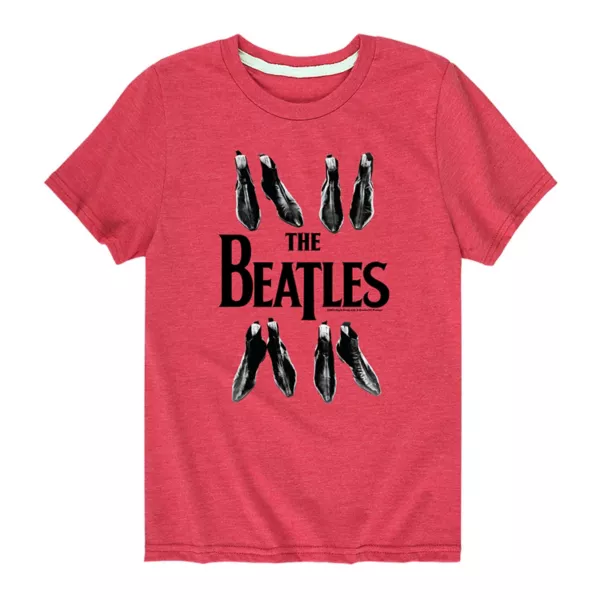 

Футболка с принтом кроссовок The Beatles для мальчиков 8-20 лет Licensed Character, красный