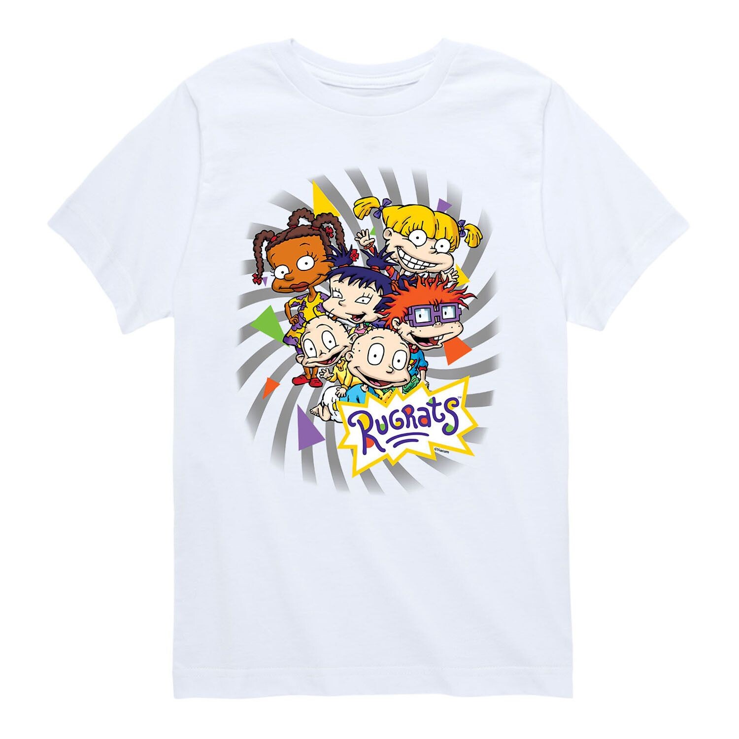 

Футболка с рисунком Rugrats для мальчиков 8–20 лет Nickelodeon, белый