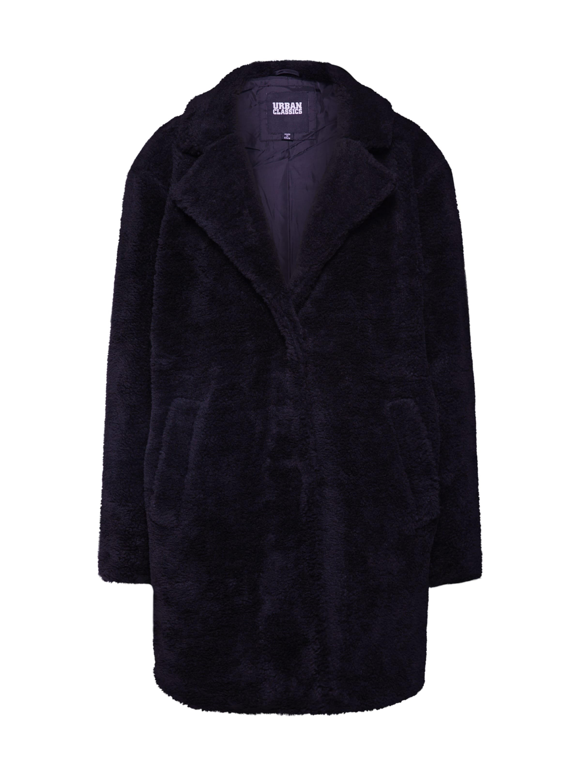 

Urban Classics Демисезонное пальто 'Sherpa' в черном цвете
