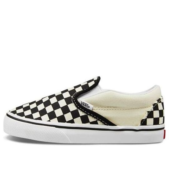 

Кроссовки classic slip-on 'checkerboard' Vans, белый