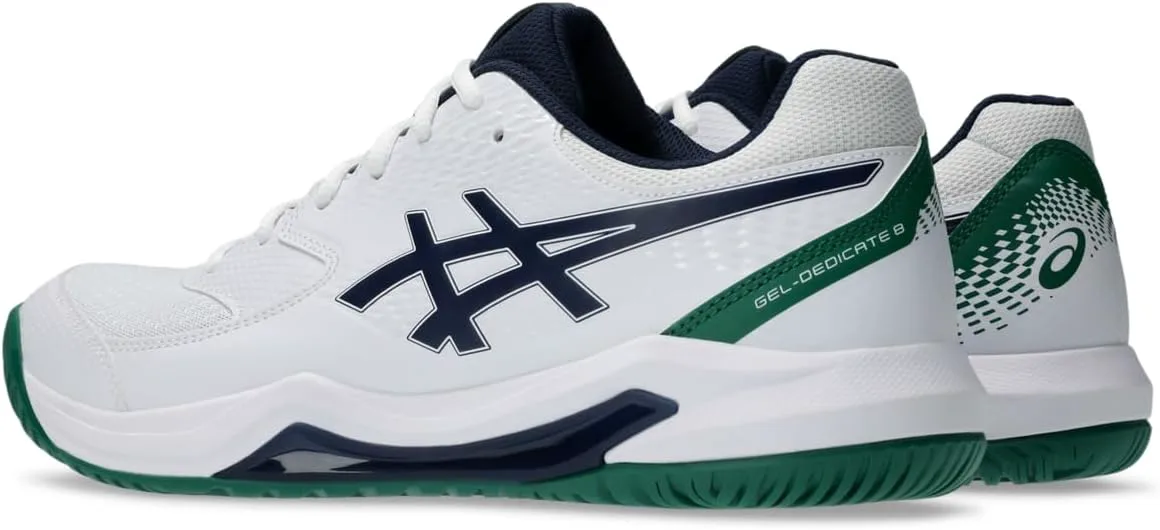 Мужские теннисные кроссовки Asics Gel-Dedicate 8, белый — фото 3
