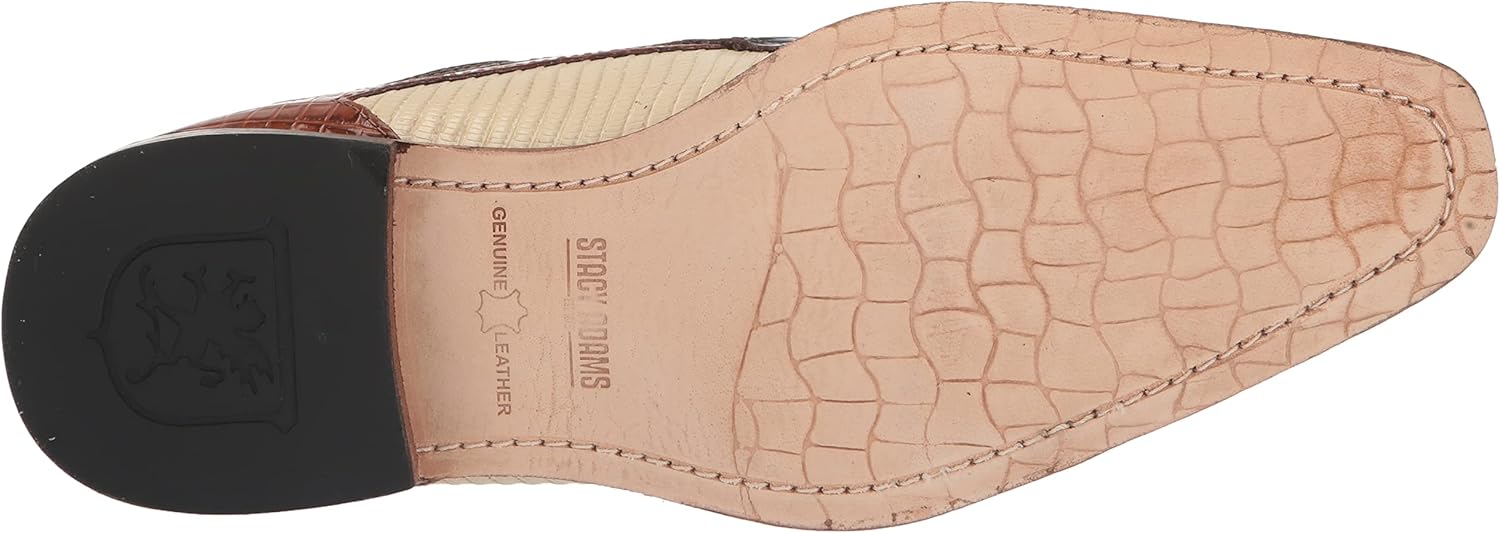 Мужские ботинки Stacy Adams Turano Bike Toe Oxford, коричневый — фото 4