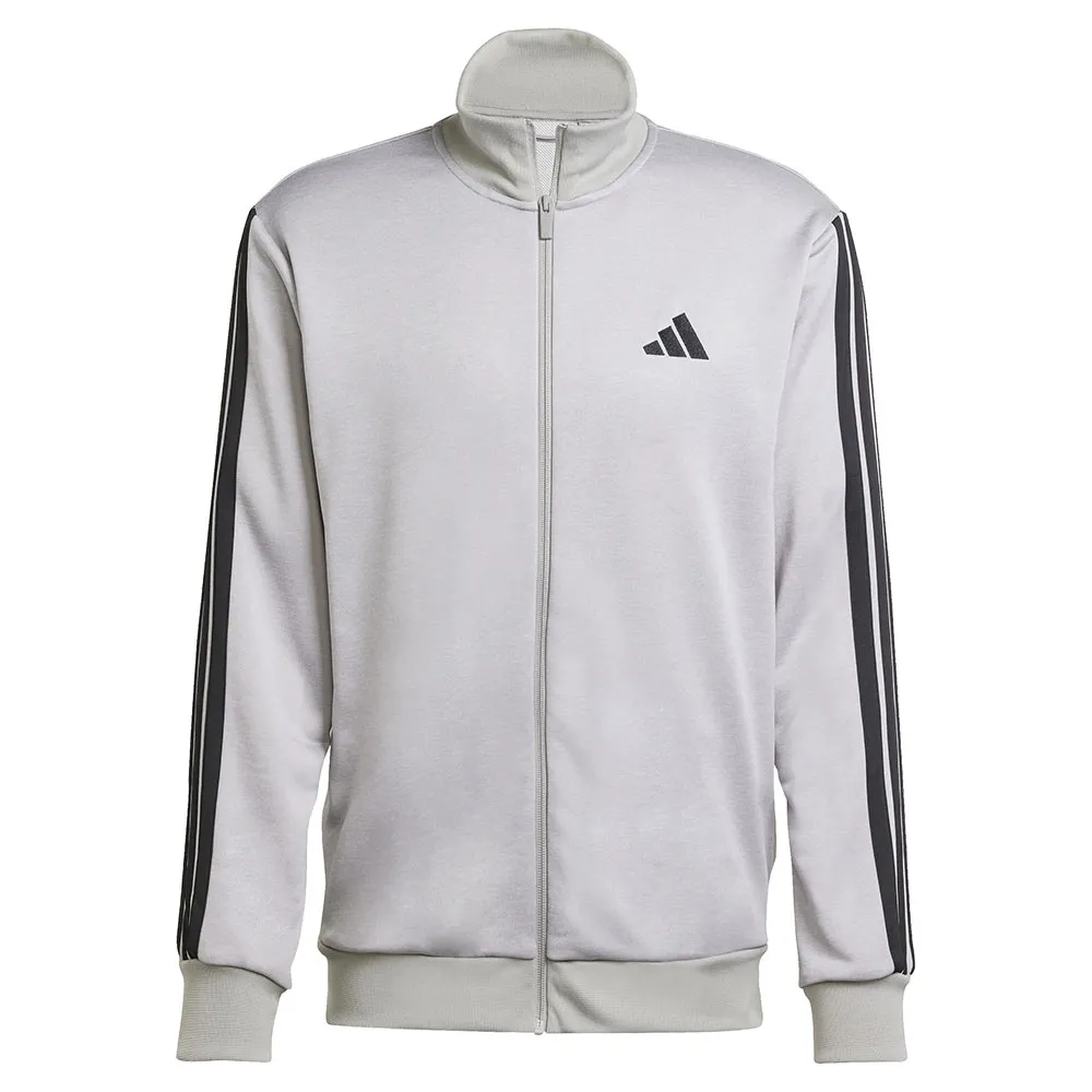 Спортивный костюм adidas Sportswear Basic 3 Stripes French Terry, серый — фото 3